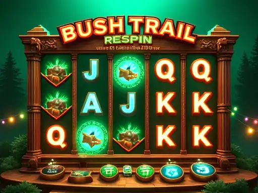 Bush Trail Respin medium volatility pokie at Croco Casino